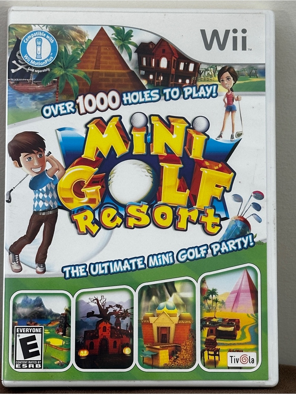 Video Game - Mini Golf Resort for Wii, family fun friendly